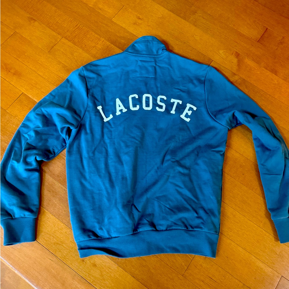 Lacoste zipper sweat shirt
